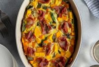 Butternut Squash, Spinach & Prosciutto Quiche Recipe
