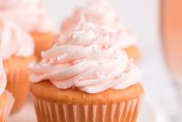 Pink Champagne Cupcakes with Strawberry Frosting Recipe