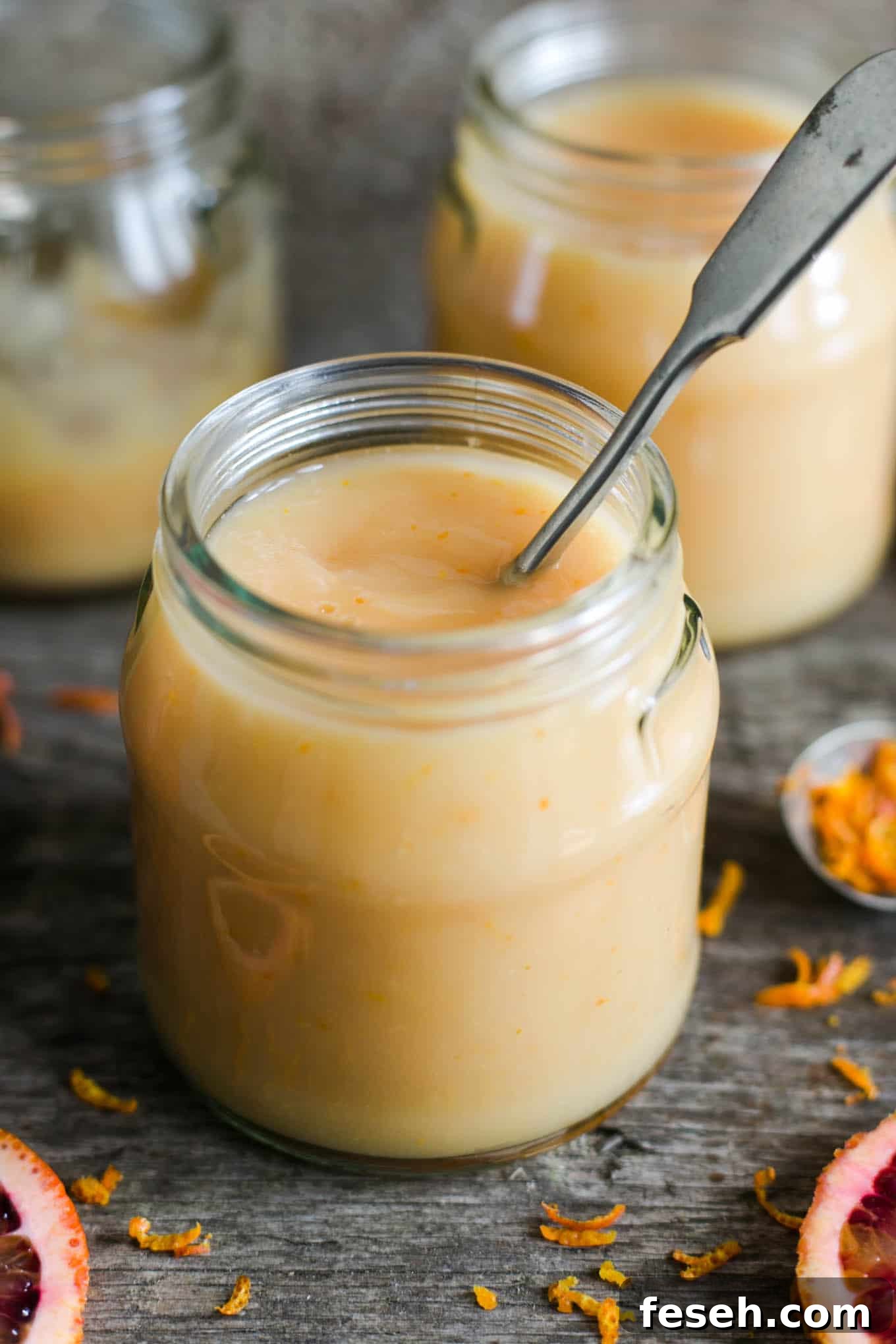 Delicious and easy vegan blood orange curd #dairyfree #vegan #curd | via @annabanana.co