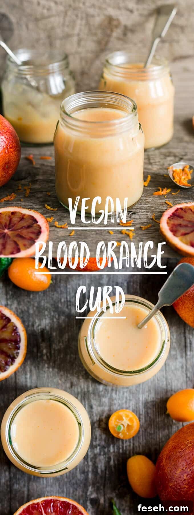 Vegan blood orange curd recipe! Super simple and quick! #vegan #curd #dairyfree | via @annabanana.co