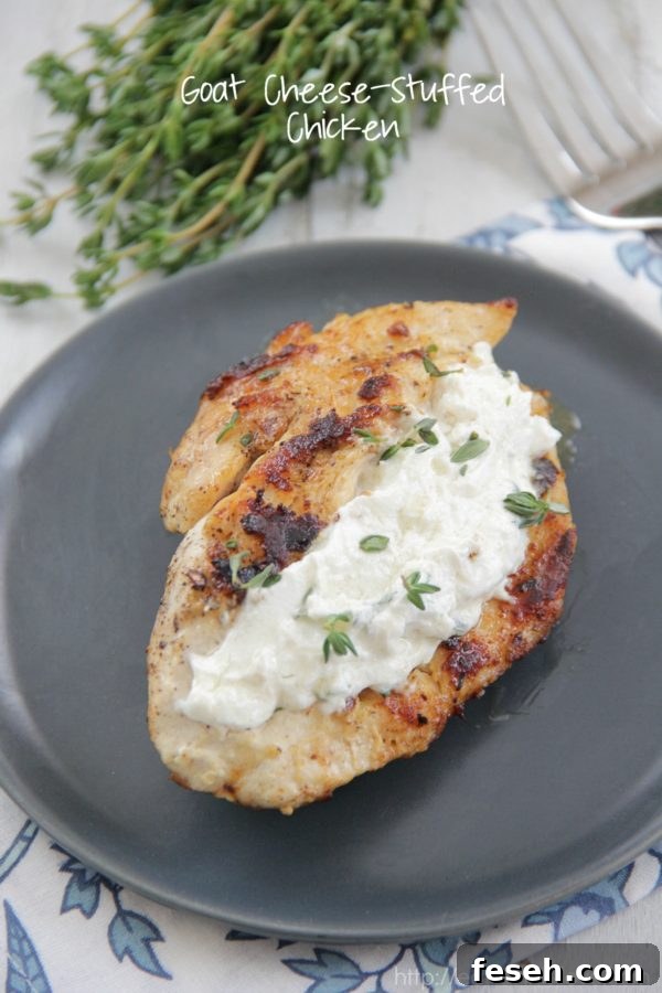 Goat Cheese-Stuffed Chicken