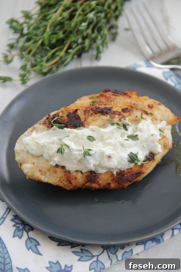 Goat Cheese-Stuffed Chicken