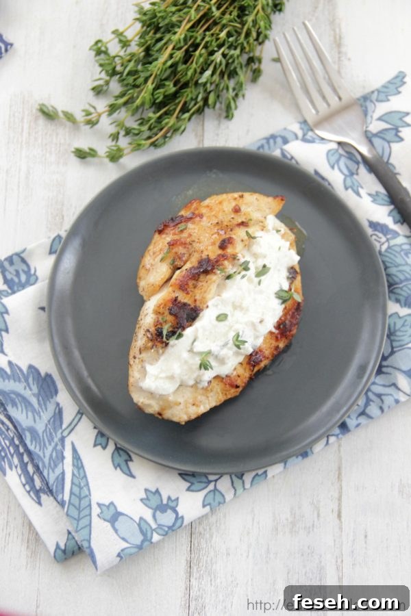 Goat Cheese-Stuffed Chicken
