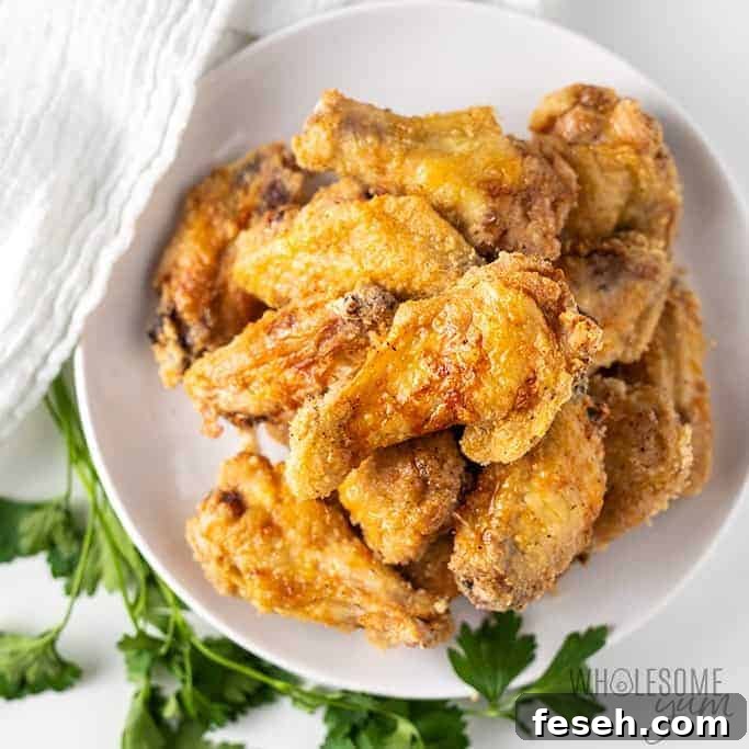 Image for Crispy Air Fryer Chicken Wings Recipe