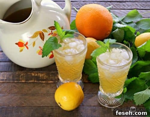 Jewel Tea pitcher of Iced Tea
