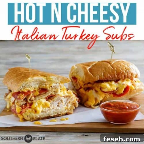 Italian turkey subs (game day recipes).