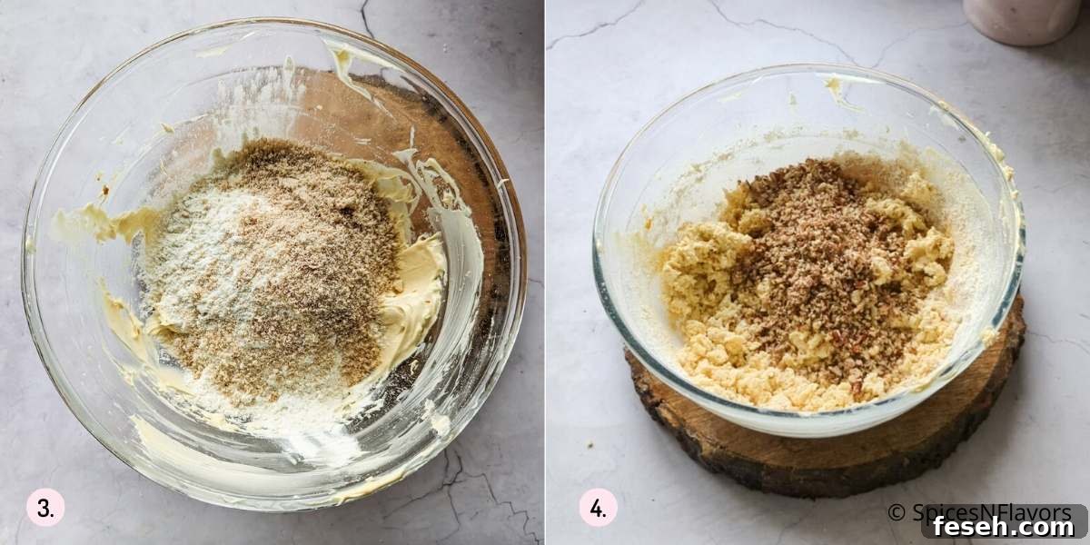 fold dry ingredients into wet ingredients