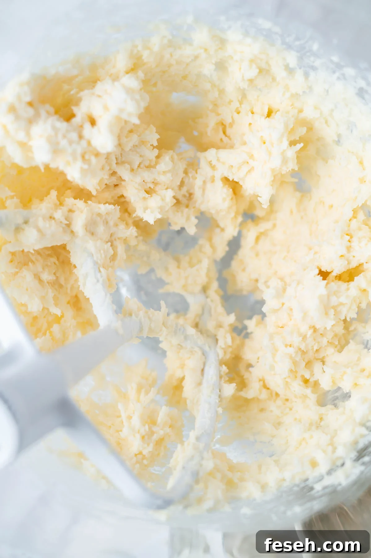 coconut filling in a mixing bowl