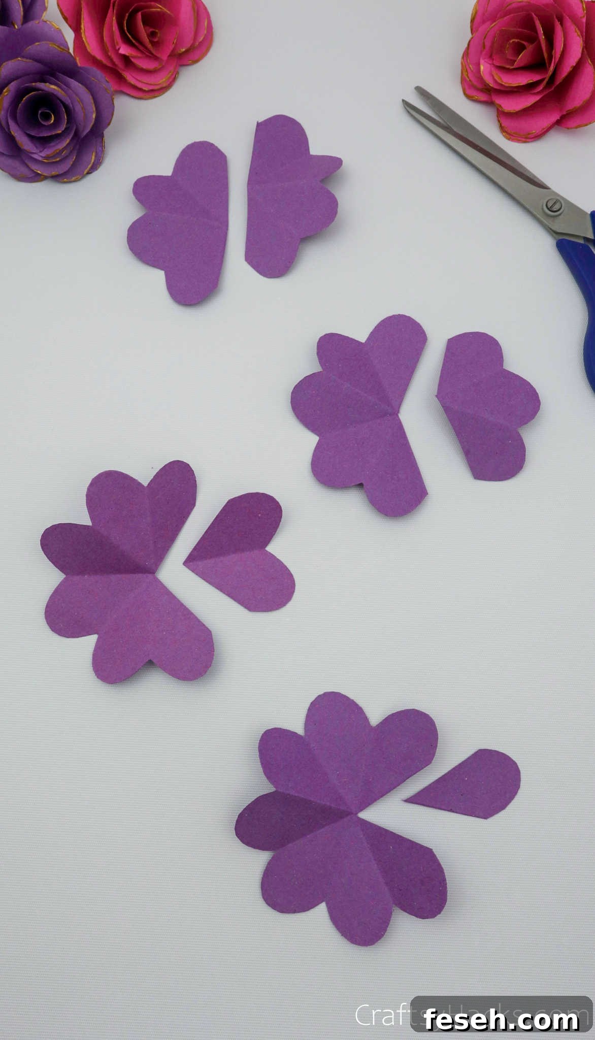 paper flower cutouts