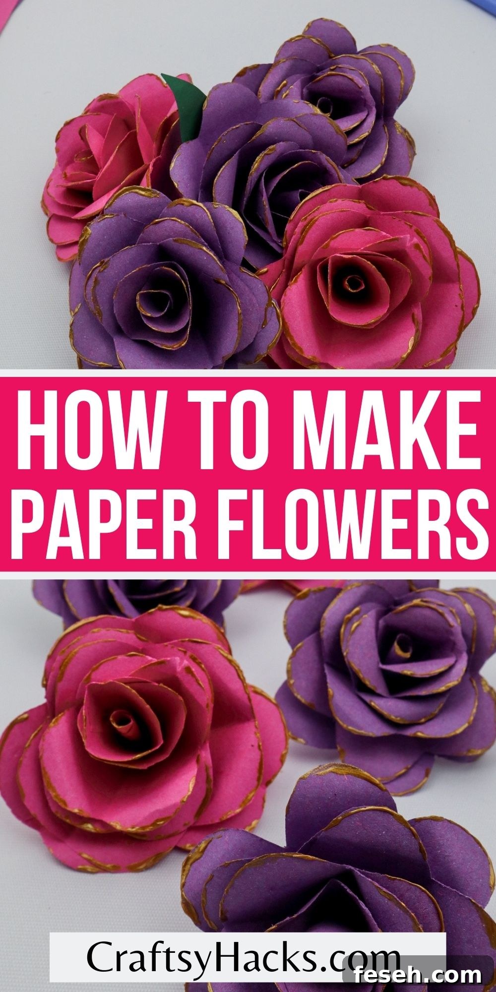 how to make paper flowers