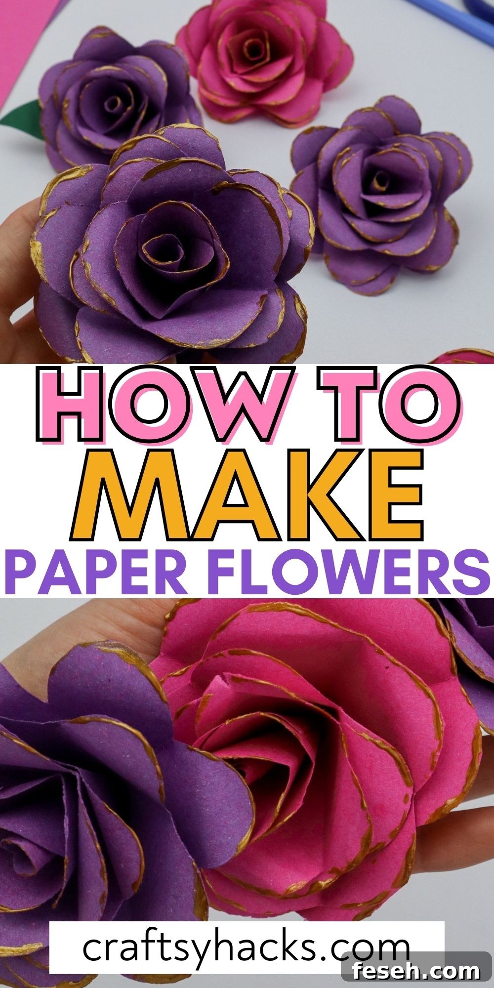 how to make paper flowers