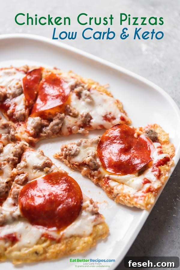 Low Carb Keto Chicken Crust Pizza Recipe