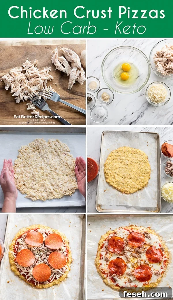 How to make chicken pizza crust 
