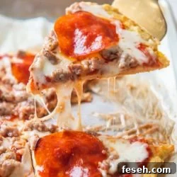 Low Carb Keto Chicken Crust Pizza Recipe | EatBetterRecipes.com