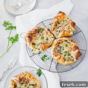Ham and cheese puffs