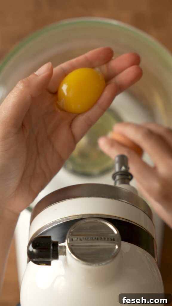 separating egg yolks from whites
