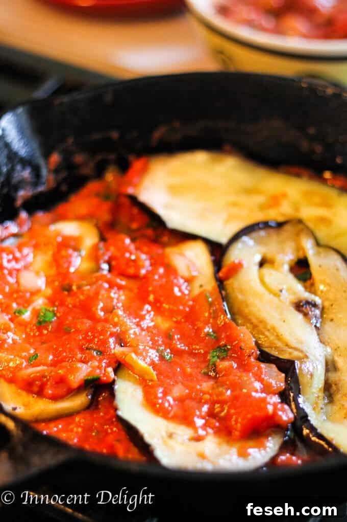 Turkish Inspired Eggplant with Tomatoes