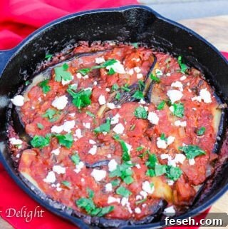 Turkish Inspired Eggplant with Tomatoes