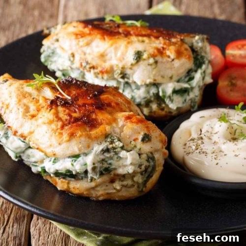 ruth chris stuffed chicken