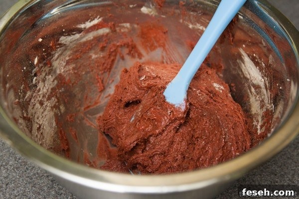 Red Velvet Cream Cheese Crinkle Cookies from thelittlekitchen.net