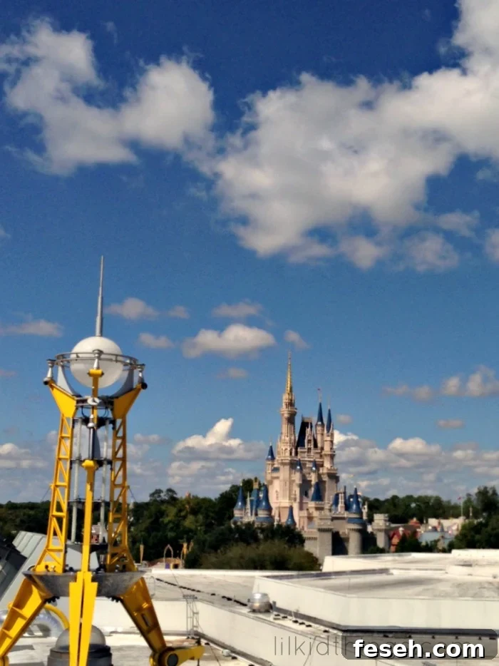 Astro Orbiter at Walt Disney World: Rediscovering a Forgotten Classic 5 Disney world, astro orbiter castle view