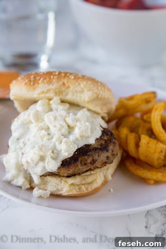 greek turkey burgers on a plate