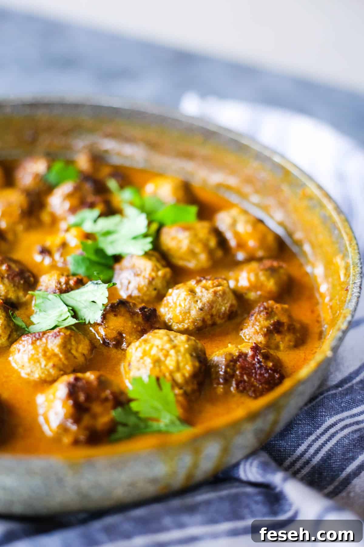 Easy Tikka Masala Meatballs