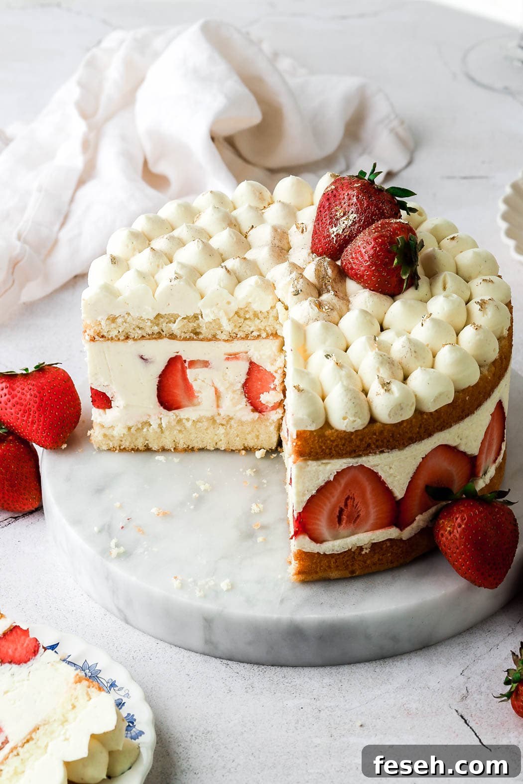 fraisier cake