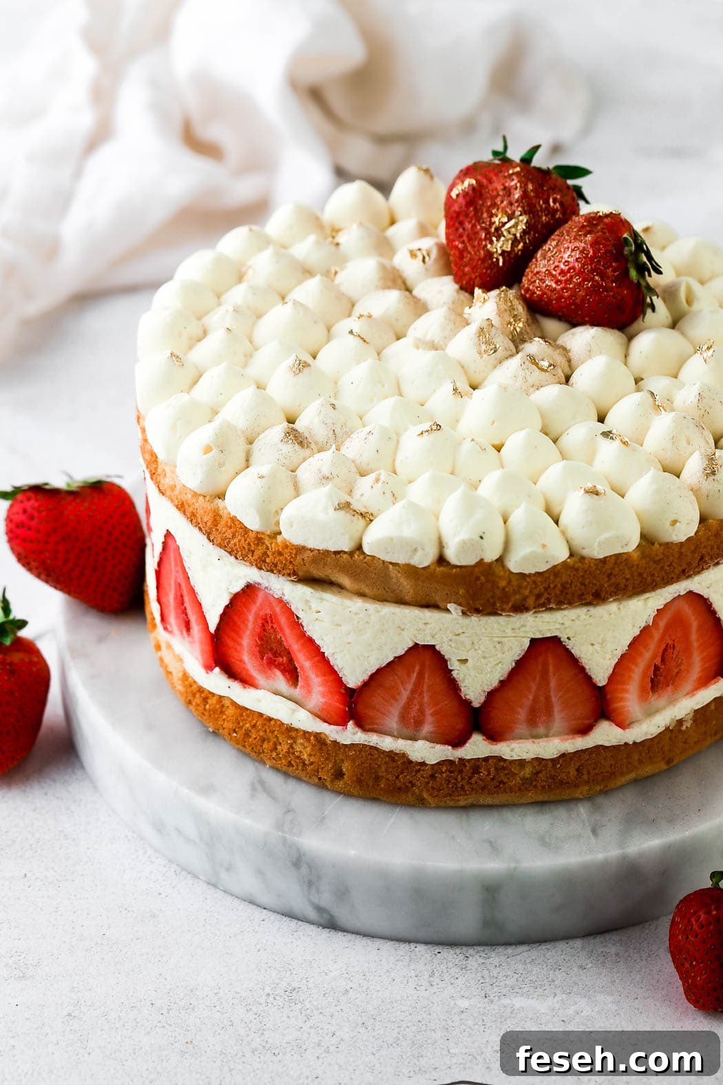 fraisier cake