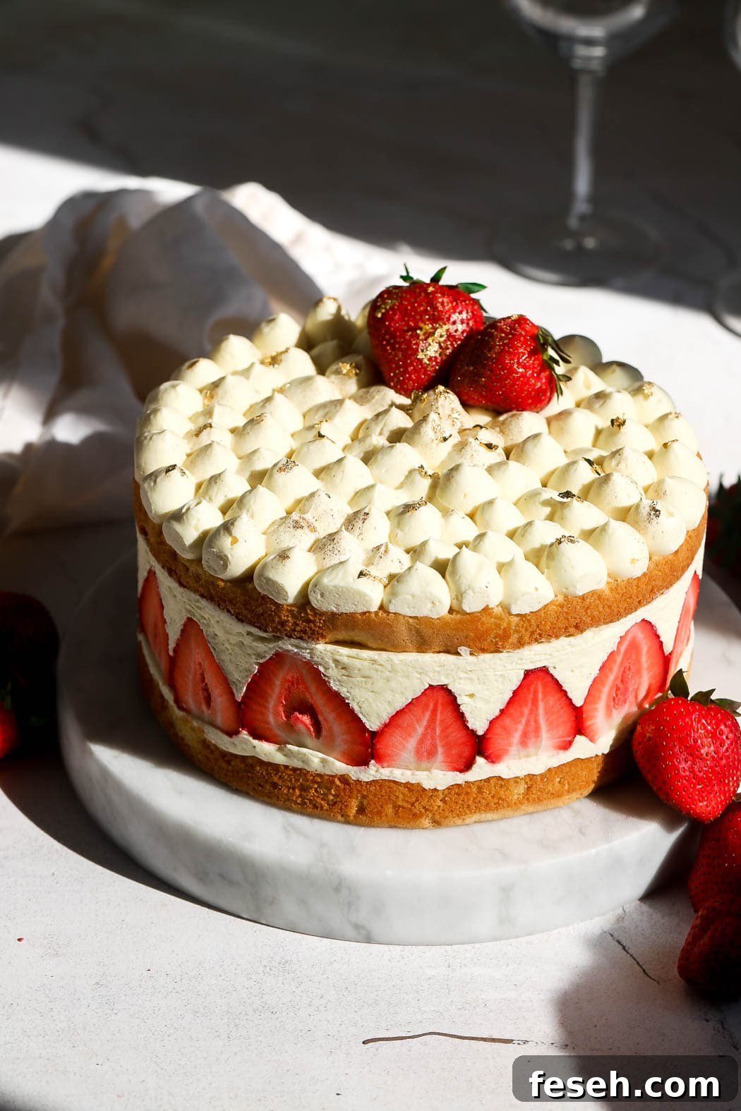 fraisier cake