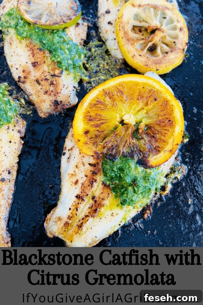 Blackstone Catfish with Citrus Gremolata