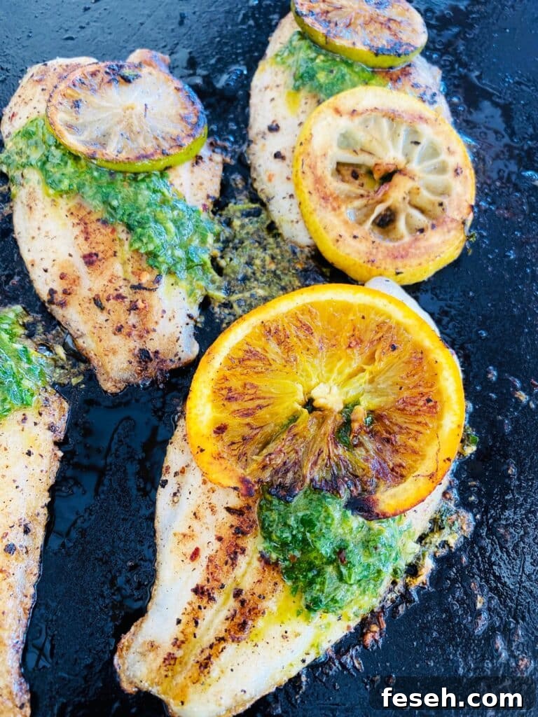 Blackstone Catfish with Citrus Gremolata
