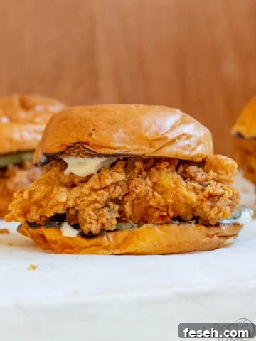 How to Make a Popeyes chicken Sandwich recipe at home with a step-by-step tutorial