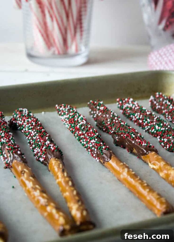 Image for Chocolate Dipped Pretzels