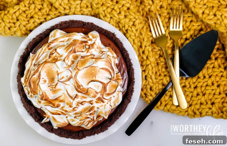 No-Bake Chocolate Cream Pie