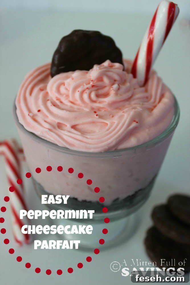 Image for Peppermint Cheesecake Parfait No Bake Recipe