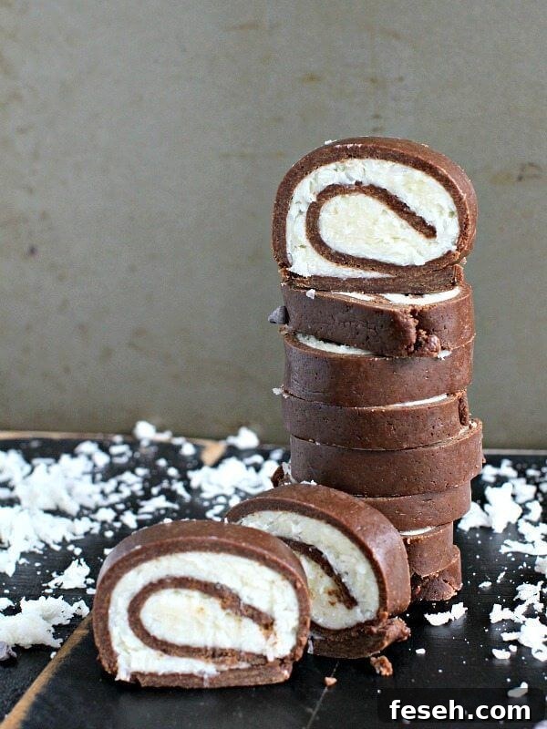 Image for No Bake Almond Joy Roll [VIDEO]