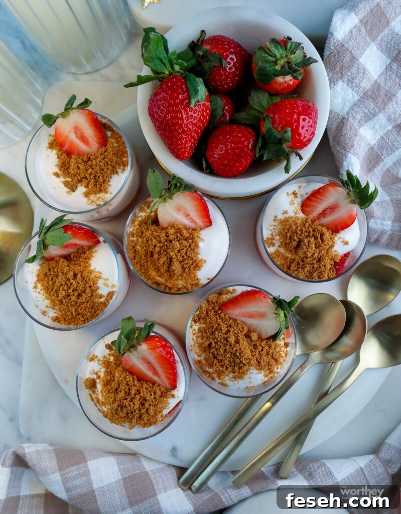 no bake strawberry mousse
