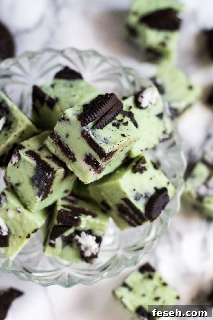 Image for Mint Chocolate Oreo Fudge