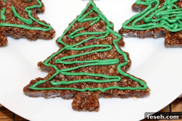 Image for Chocolate No Bake Cookies for Christmas