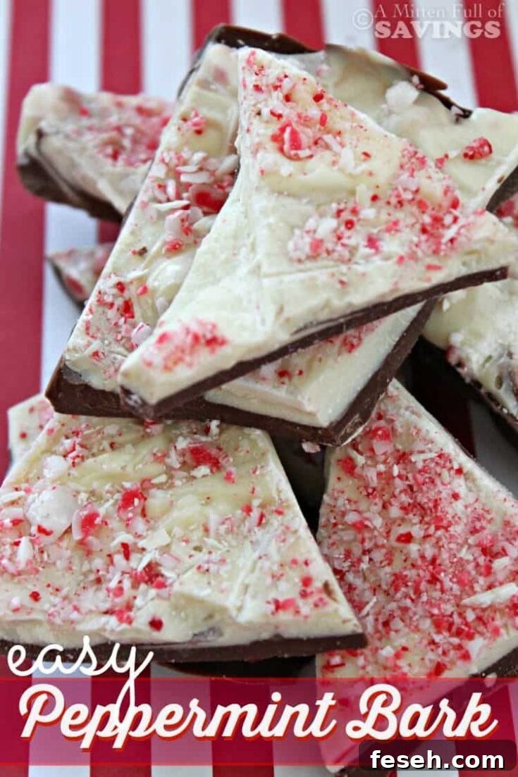 Easy Peppermint Bark recipe