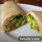 Smoked Turkey Avocado Wraps