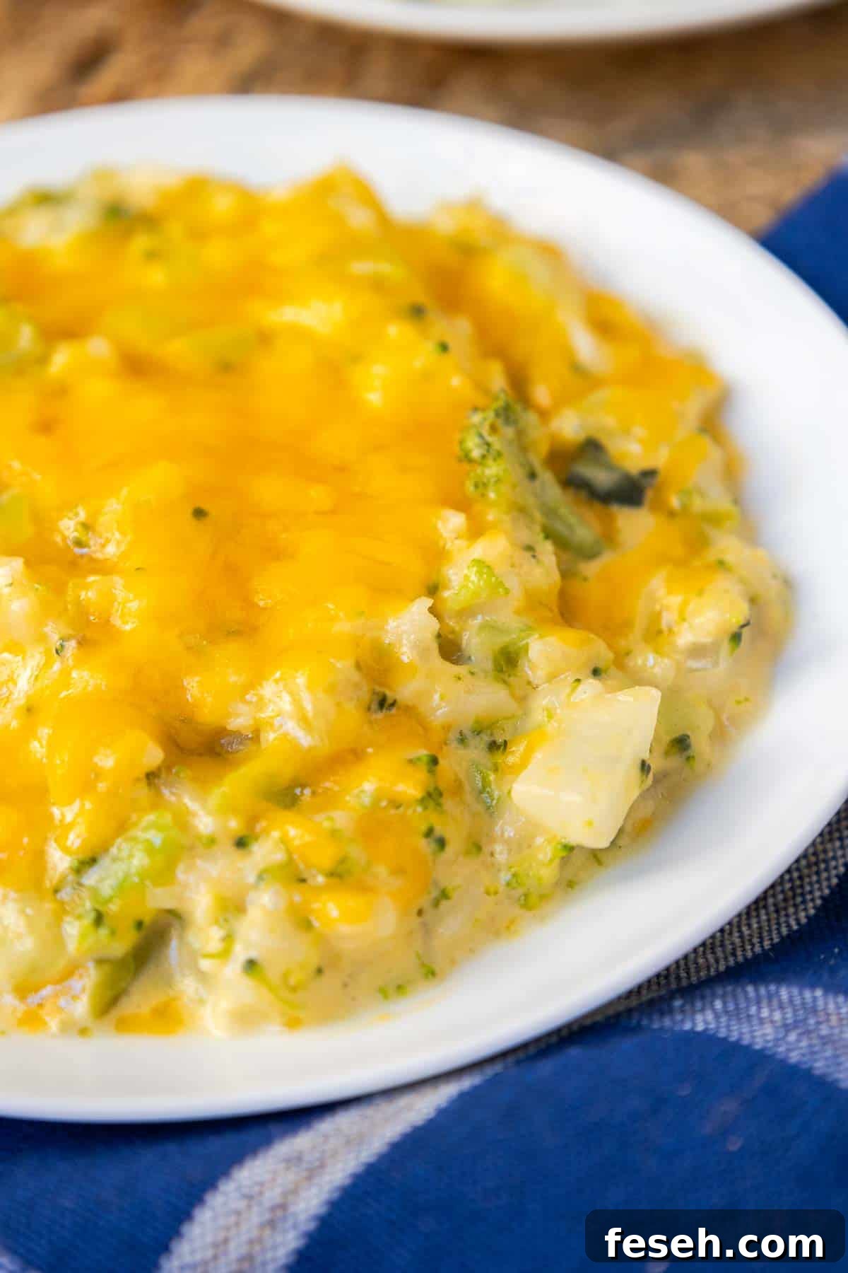 Crockpot Broccoli Rice Casserole