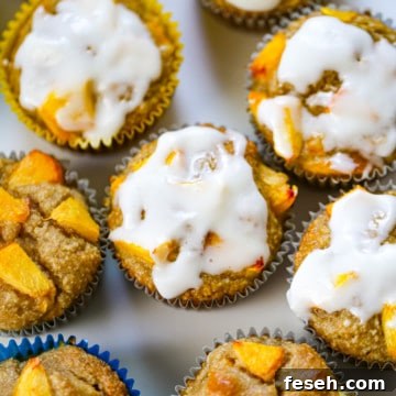 GF Southern Peaches and Cream Muffins