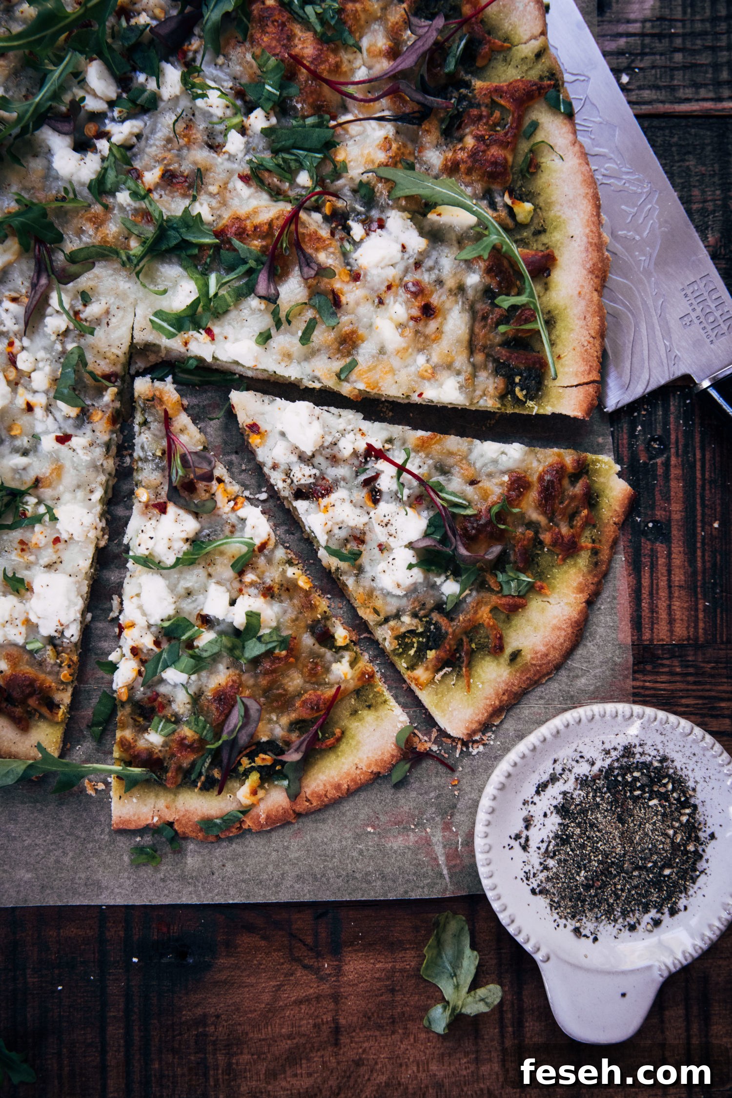Gluten-Free Pizza Crust | Well and Full | #vegetarian #glutenfree #recipe