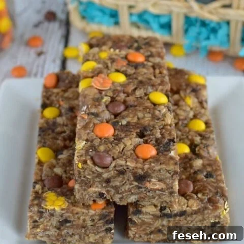 Peanut Butter Cookies and Cream Granola Bars
