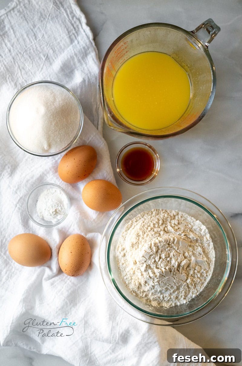 ingredients in gluten free pizzelle