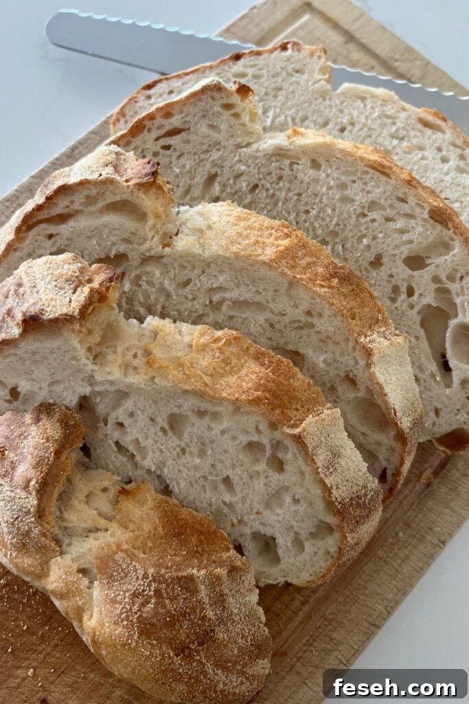 Cubed sourdough bread