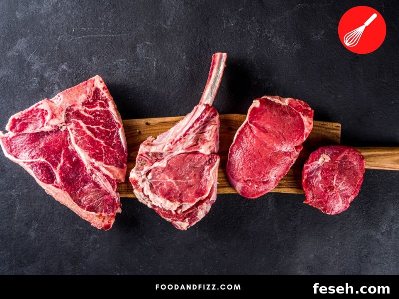 In a process known as blooming, myoglobin binds with the oxygen, giving meat its bright red color.