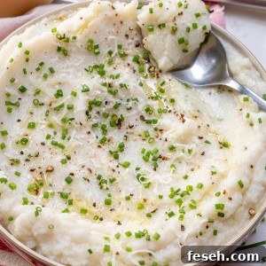 Clean Eats Garlicy-Parm Mashed Cauliflower
